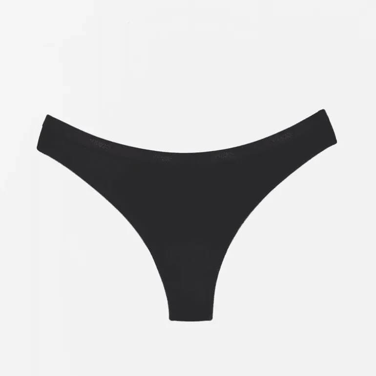 Snuggs period underwear Brazilian light black S