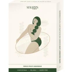 Snuggs period underwear Brazilian light black M
