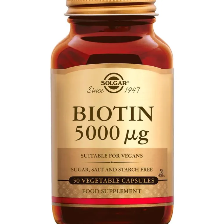 Solgar Biotin 5000 mcg 50 capsules