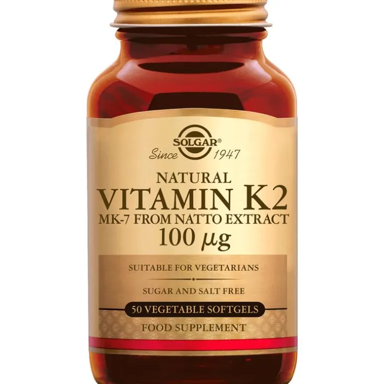 Solgar Vitamin K-2 100 mcg 50 capsules