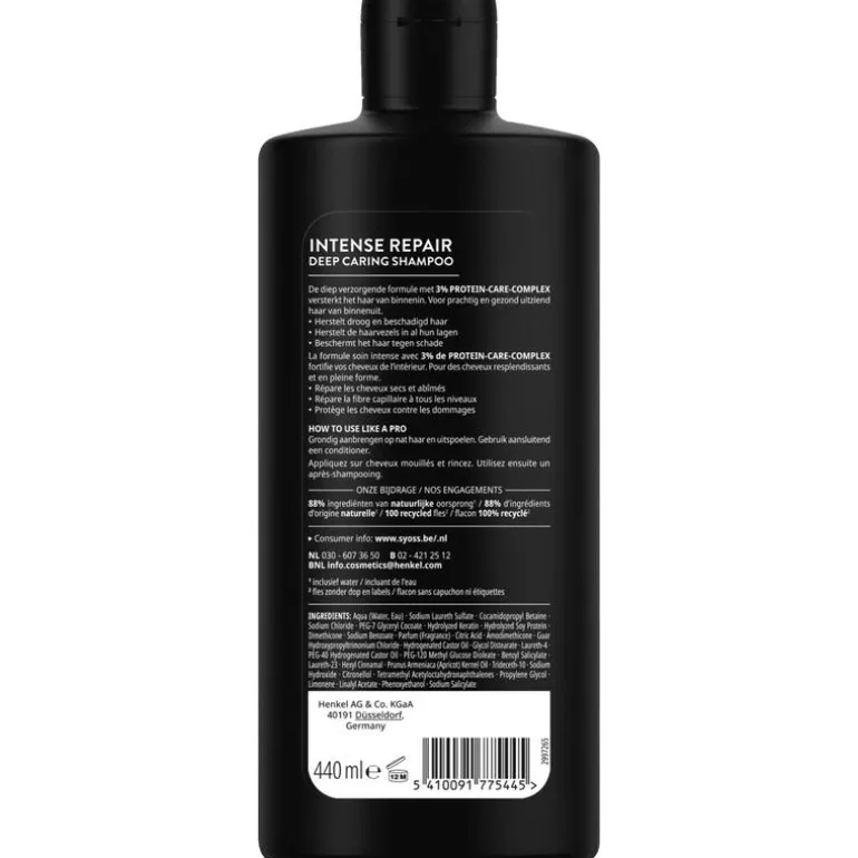 Syoss Intense Repair Shampoo 440 ML