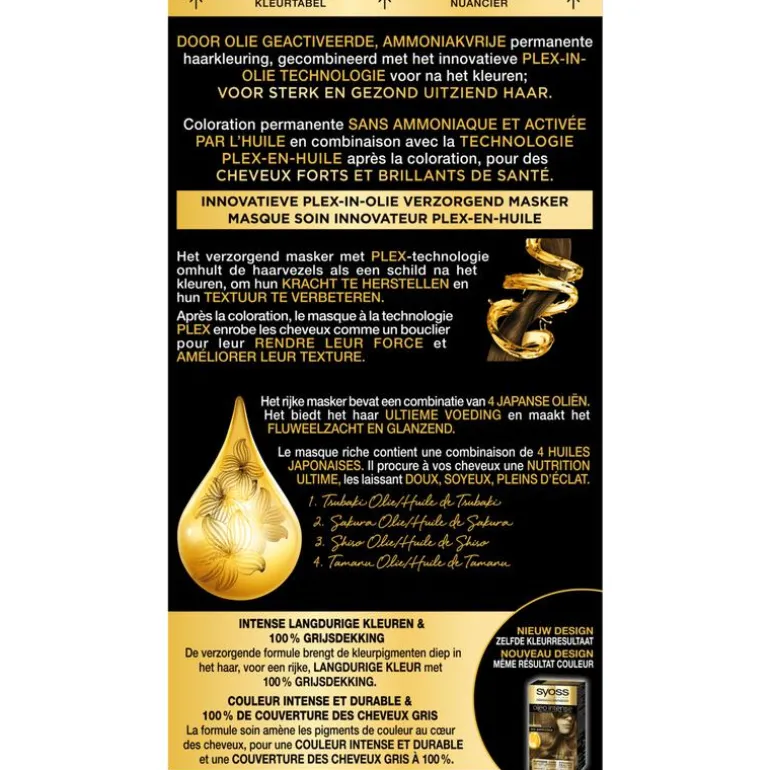 Syoss Oleo Intense 6-80 Caramel Blond/Blond Caramel