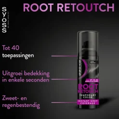 Syoss Uit Groeispray Donkerbruin