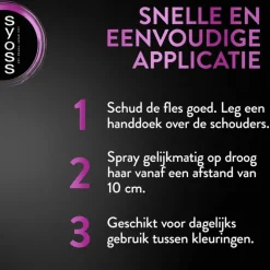 Syoss Uit Groeispray Middenbruin
