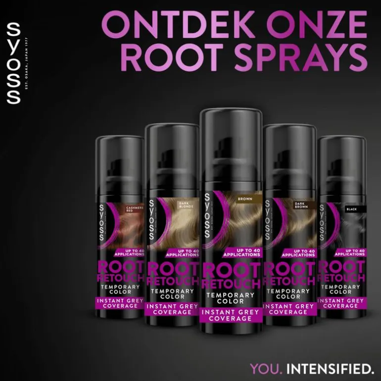 Syoss Uit Groeispray Middenbruin