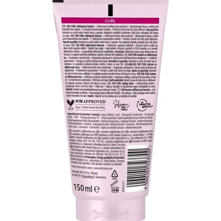 Taft Styling Curl Balm 150 ML
