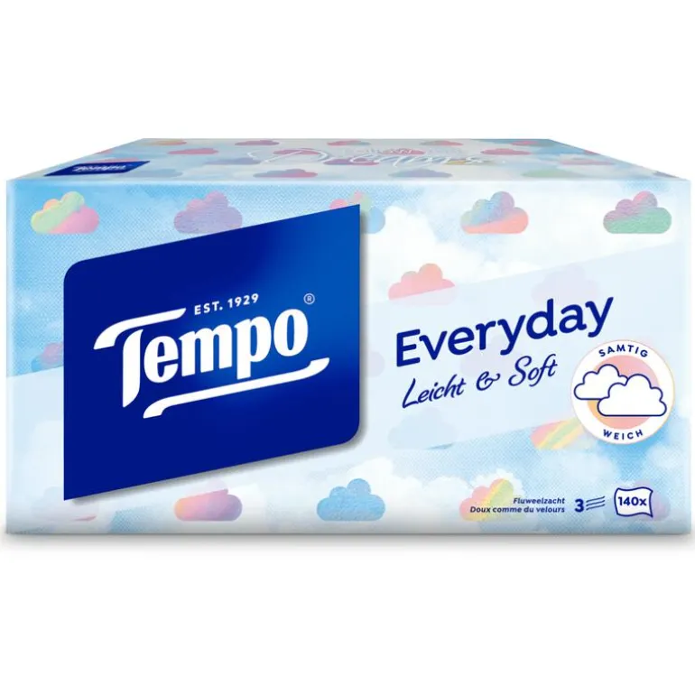 Tempo XXL Light box Tissues 140 stuks