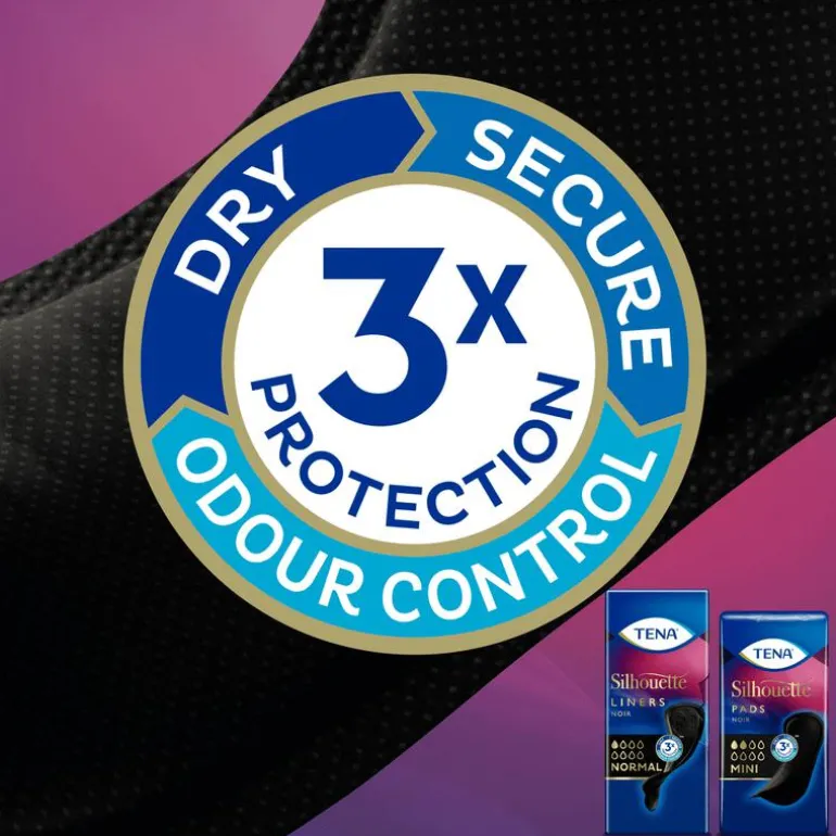 TENA Silhouette Noir Mini Verbanden 18 stuks