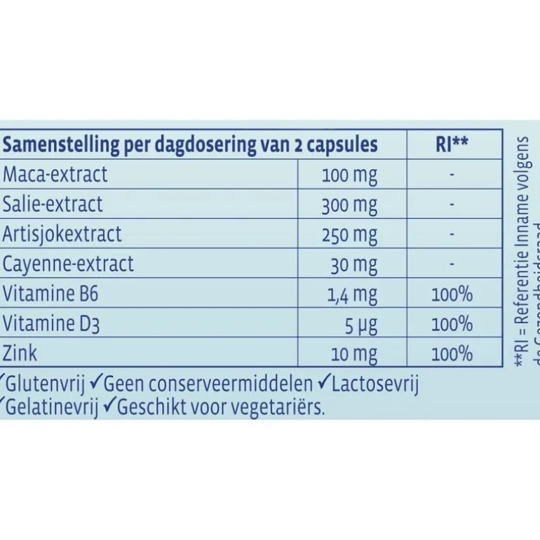 Ymea Overgang 8-in-1 64 Capsules