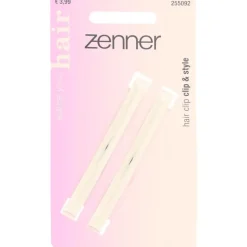 Zenner Haarklem speld zilver 2x